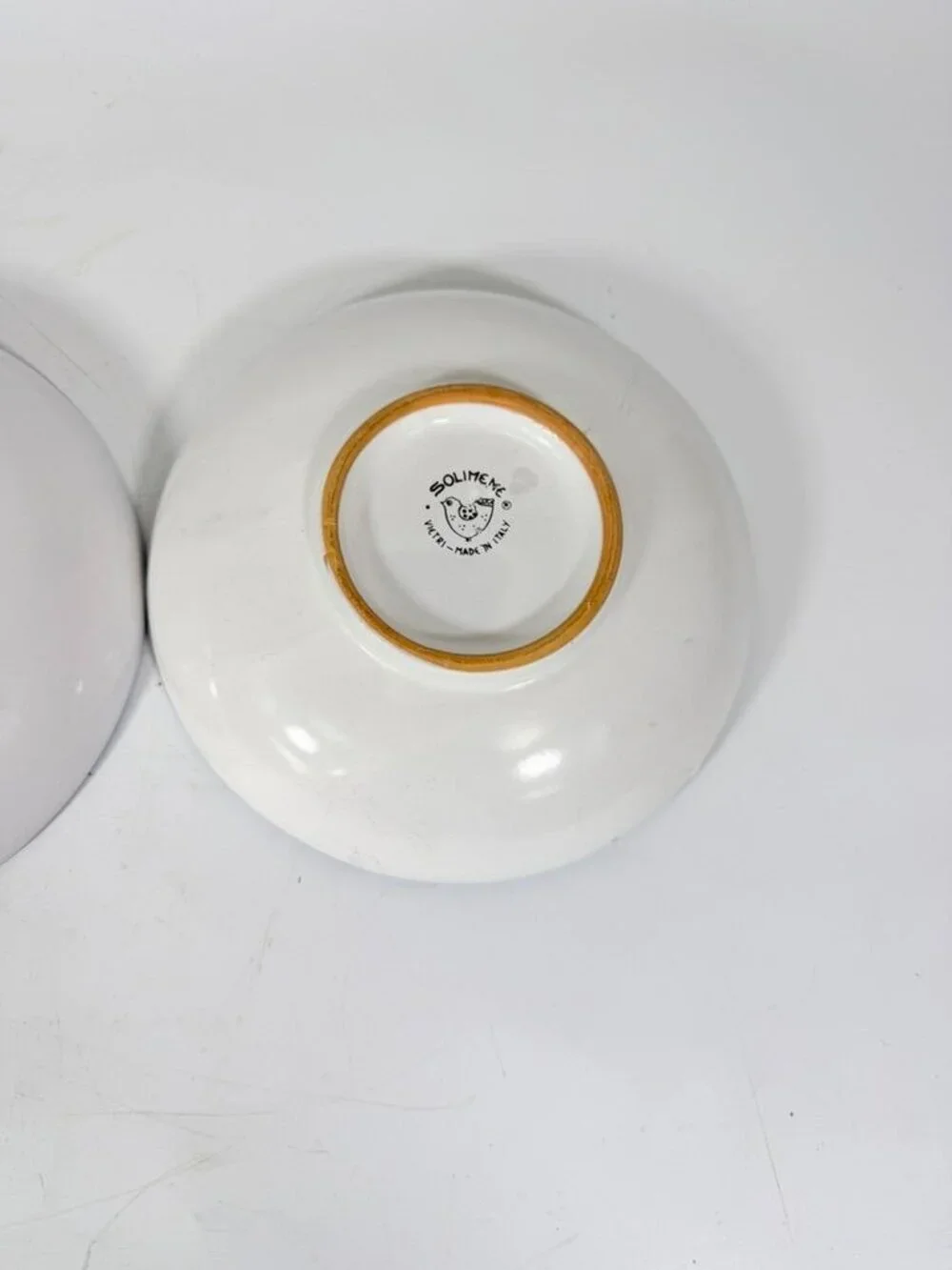 Salad Plate Bowls Set 3 Vietri Solimente Pottery Italian Florentine Replacement